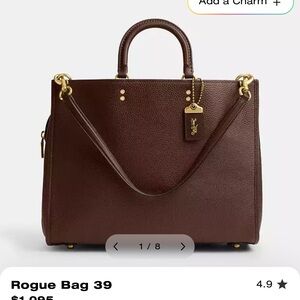 Coach Rogue Bag 39 in Dark Brown